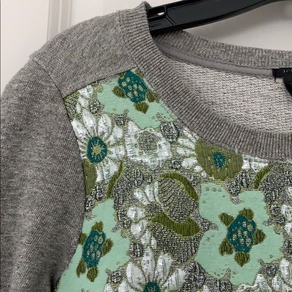 SALE!!J. CREW SHIMMERY APPLIQUÉ SWEATSHIRT - Picture 4 of 13